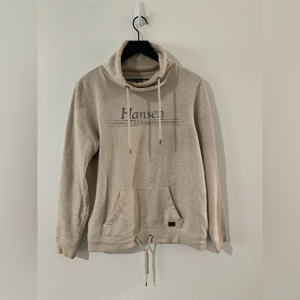 Hansen surfboard funnel neck sweatshirt